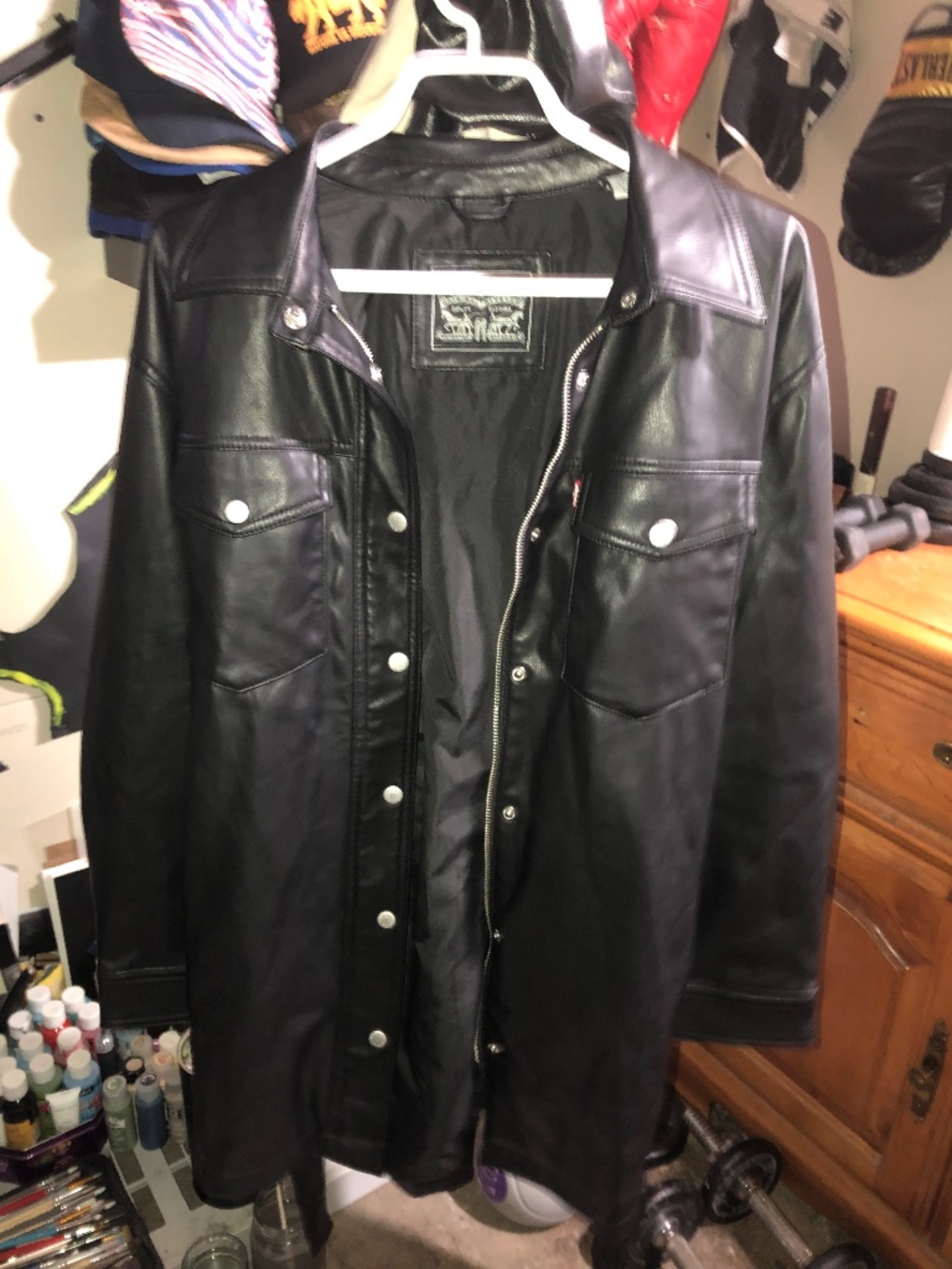 LEVI’S Leather Jacket - Picture 1 of 4